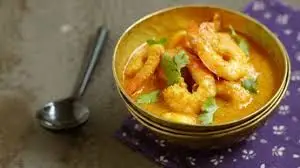  Crevettes au curry 